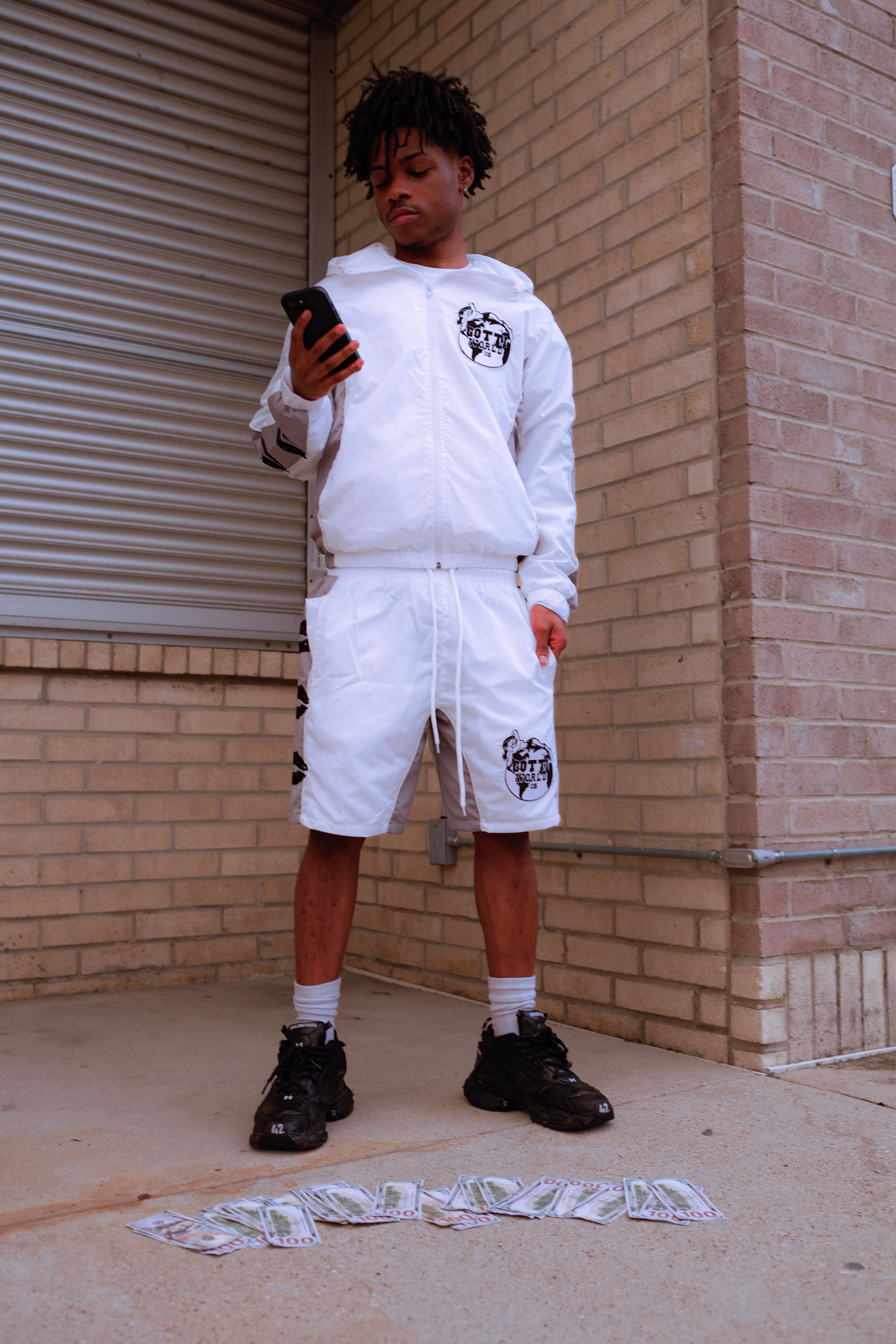"Love is in the air" Windbreaker White