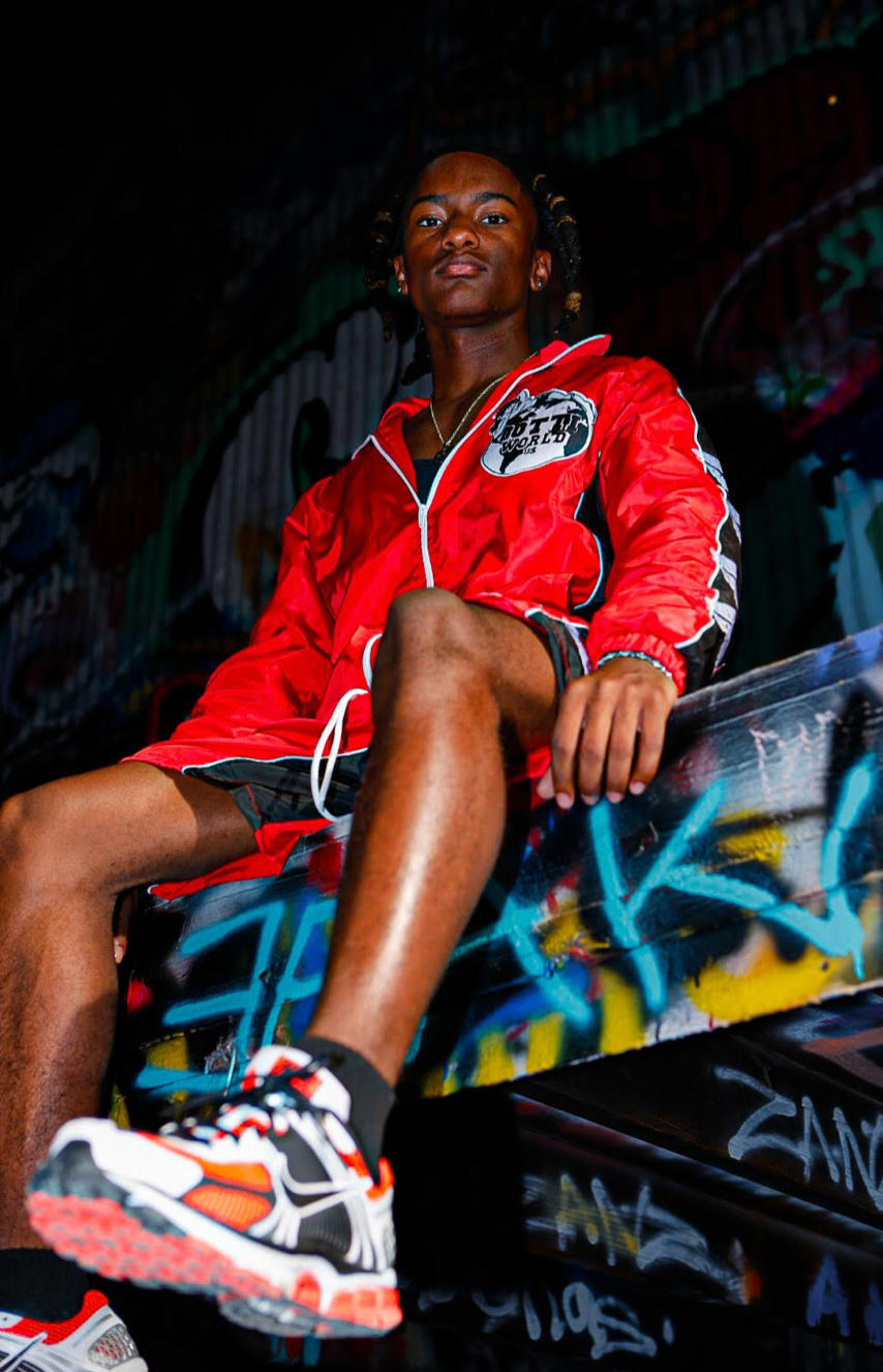 "Love is in the air" Windbreaker Red