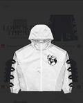 "Love is in the air" Windbreaker White